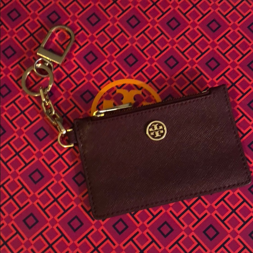 Tory Burch Robinson Key Pouch/ Card Case